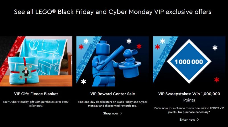 Lego's VIP Rewards program has Black Friday discounts and a $5 off Cyber Monday deal