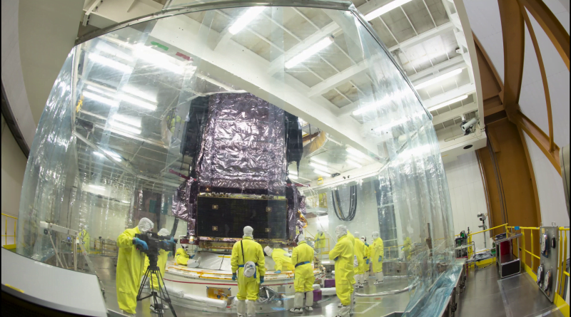 Webb secured inside Ariane 5 fairing